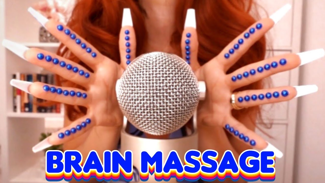 ASMR BRAIN Massage 🌟 Mic Scratching, Crunchy Sounds, Crinckle Sounds ...