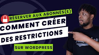 How to Create Access Restrictions on WordPress with Content Control