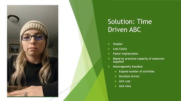 Time Driven Activity Based Costing