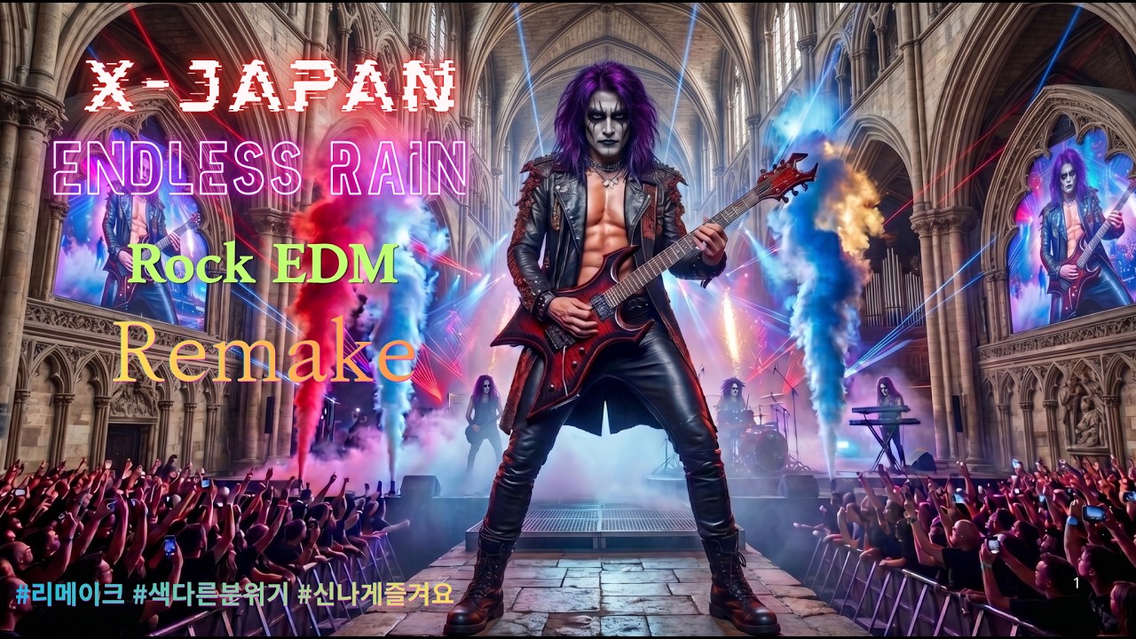 X-JAPAN - Endless Rain (Rock EDM Remix) 🎸 High Energy Beats