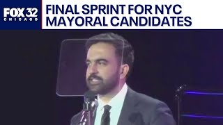 New York City mayoral race heads to finish line with Mamdani leading Cuomo and Sliwa
