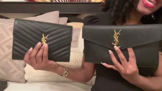 YSL Uptown Pouch Clutch Review - One Year Later - Sandra Skaar