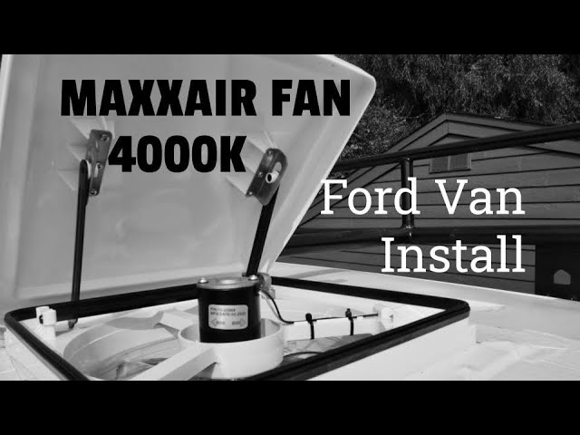 MaxxAir Maxxfan Plus Vent with 12v Fan Manual Lift 
