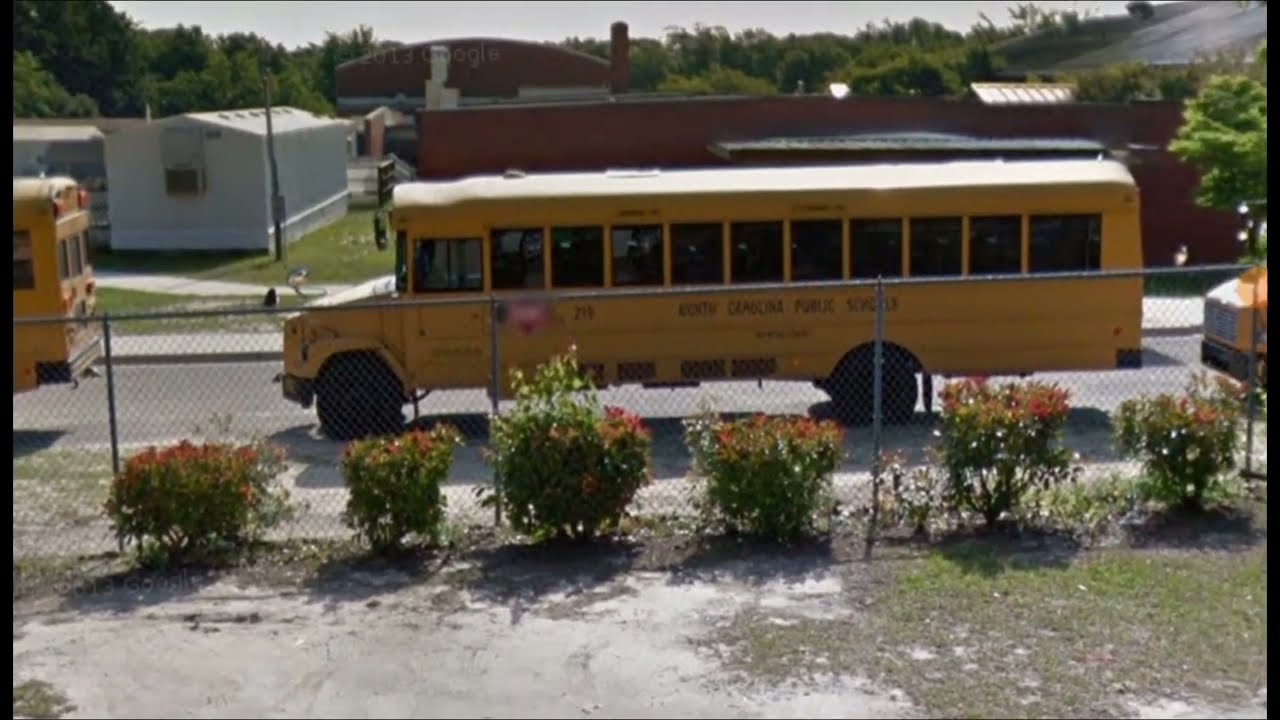 Viewing the Monroe Avenue School bus parking lot