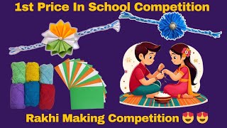 Easiest Rakhi Making Tutorialdiy -Rakhi For School Competition
