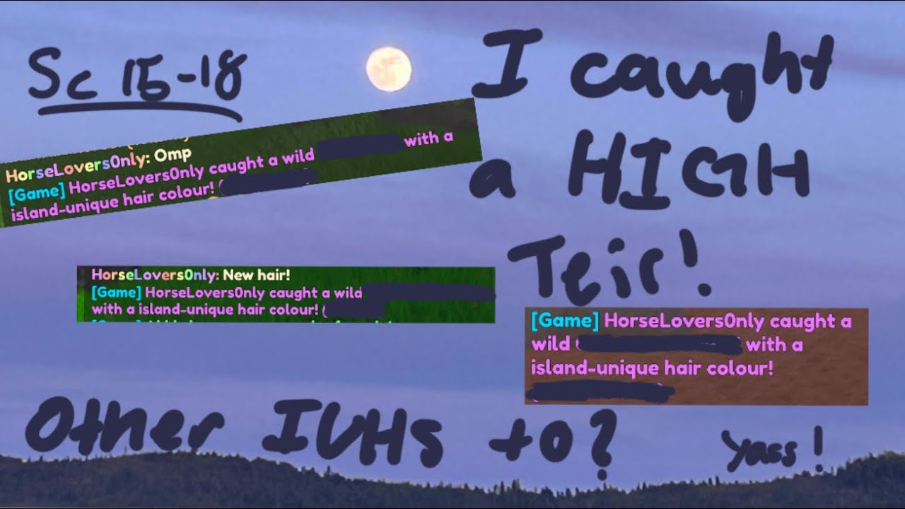 SC IUHS 15-18! *WILD HORSE ISLANDS*