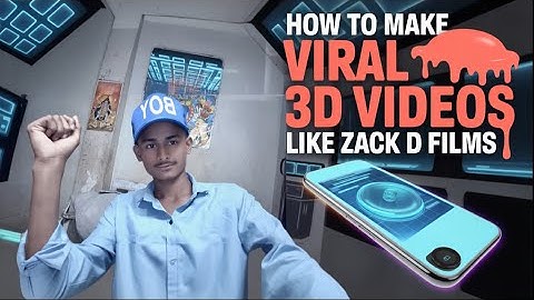 How to Make Viral 3D Videos Like Zack D Film 🤔#3DAnimation #ZackDFilms #harsharmy 