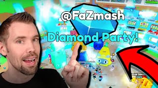 🔴LIVE | DIAMOND PARTY AND TRADING HUGES IN PET SIMULATOR 99 | Roblox