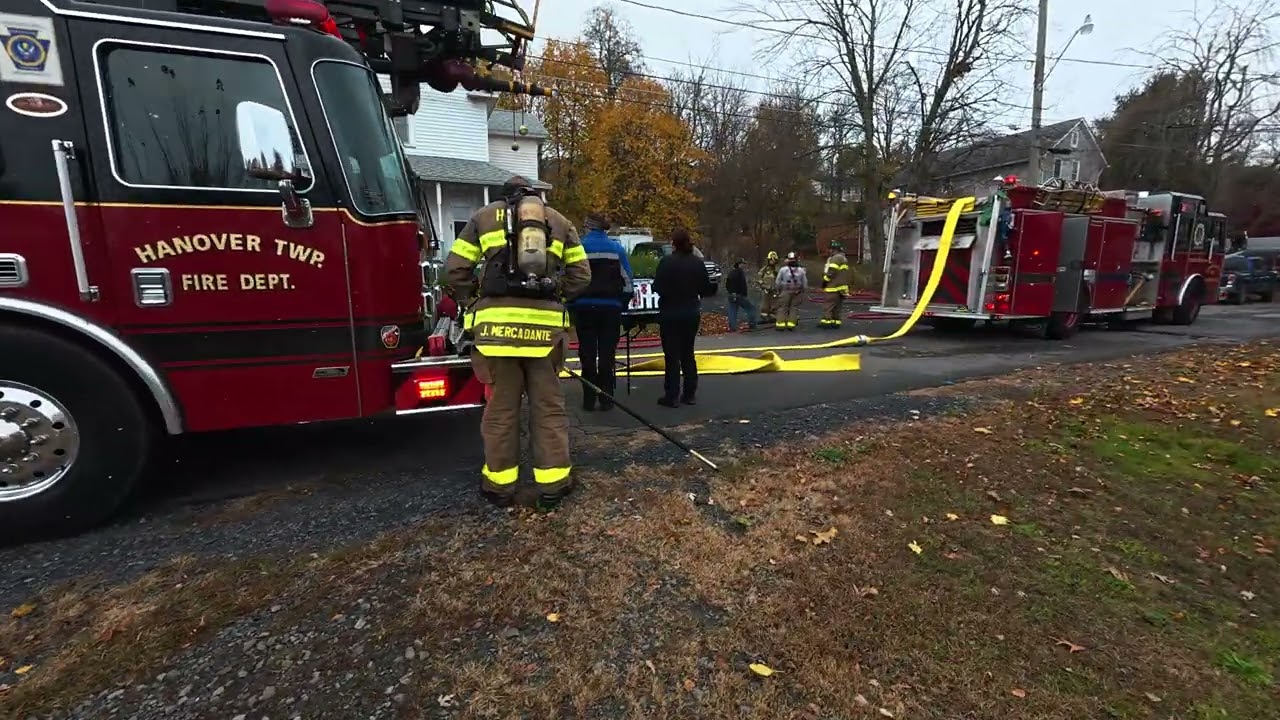 (4K) SUGAR NOTCH, PA - CLEANUP OPS OF SMALL RESIDENTIAL STRUCTURE FIRE
