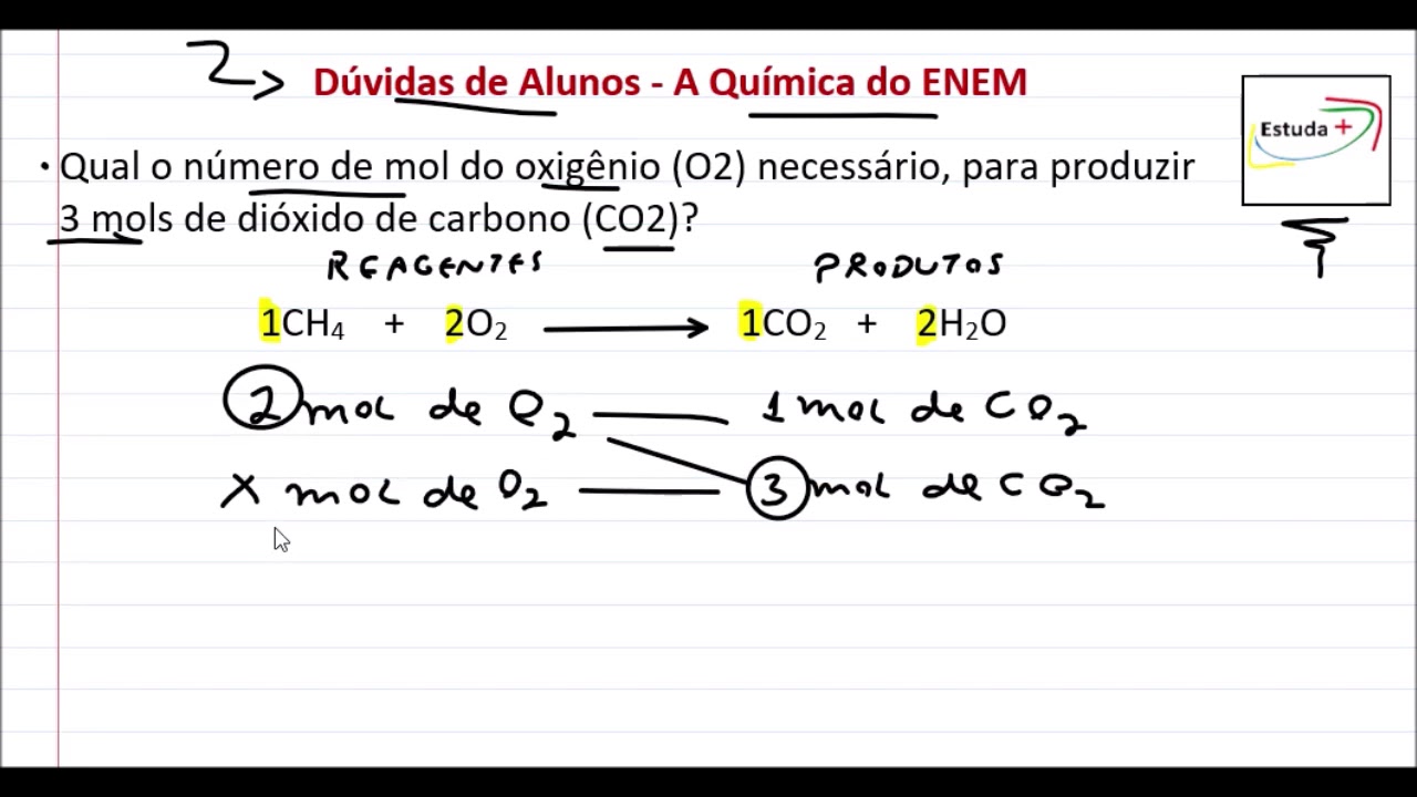 Qual O N mero De Mol Do Oxig nio O2 Necess rio Para Produzir 3 Mols