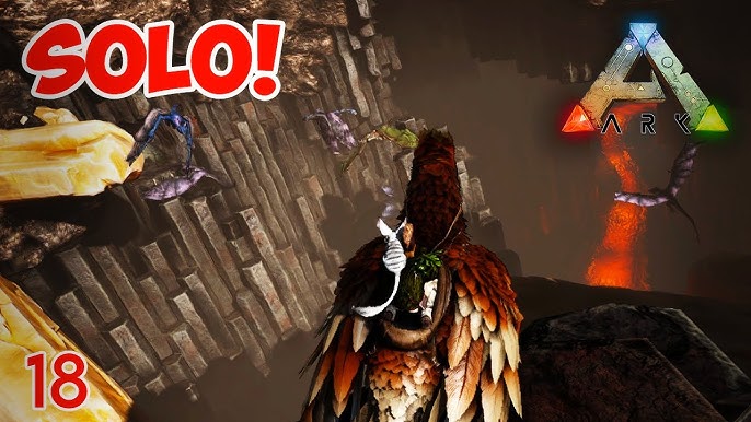 Roubando Ovo de WYVERN COM LYMANTRIA (MARIPOSA) - Ark Survival