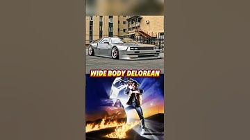 GREAT SCOTT! A Wide Body Delorean?? #backtothefuture #shorts #80s