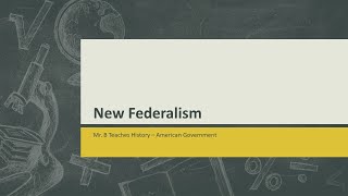 New Federalism