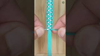 #shorts How to Make Macrame Bracelet Square Knot Variation