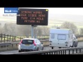 Caravan blown across A66 due to high winds