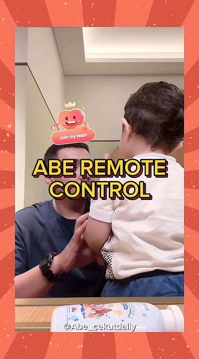 ABE TYPO IN THE REMOTE CONTROL 😭 #abecekut #abedaily #familyvlog #cutebaby #cutechild #cutebaby #...