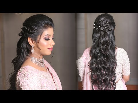 Easy Engagement Hairstyle Tutorial | Step By Step Engagement Hair Tutorial Video | Krushhh by Konica