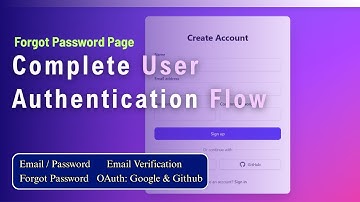 #24 Forgot Password Page - Complete User Authentication Flow