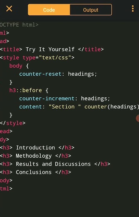 How to create a index using HTML and CSS - YouTube