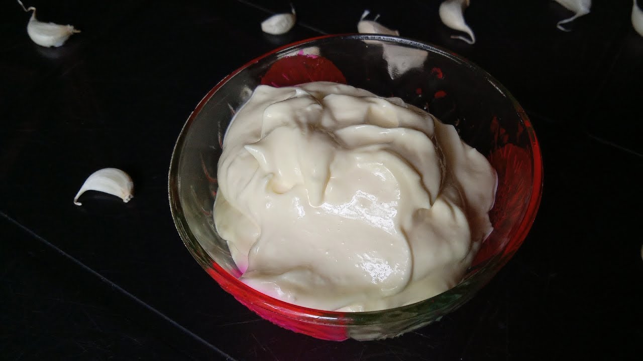 Arabic Style Garlic Paste RecipeWhite Sauce RecipeHow to make