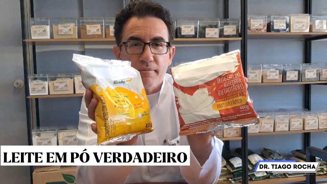 Leite em pó verdadeiro - Dr. Tiago Rocha