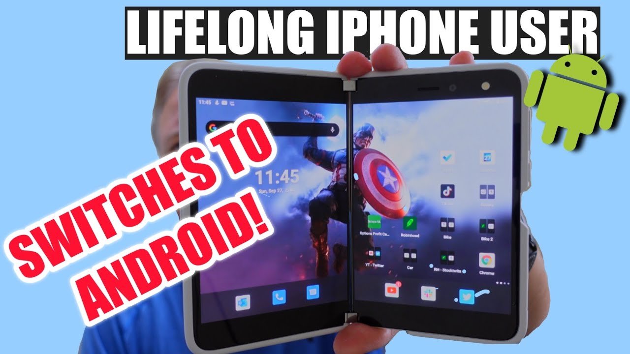 Lifelong Iphone User Switches To Android With Microsoft Surface Duo Youtube Lifelong Iphone User Switches To Android With Microsoft Surface Duo Youtube