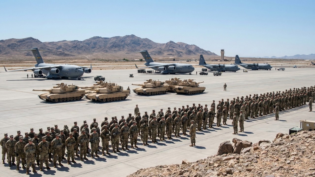 Tension Rise In Middle East - NO DRAMA: 14,000 U.S. Troops Execute a Full Readiness Cycle