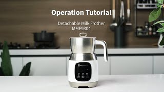 How To Use your Maestri House Detachable Milk Frother MMF9304