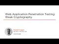 Master Web App Security: Cryptography Penetration Testing Course 🔐