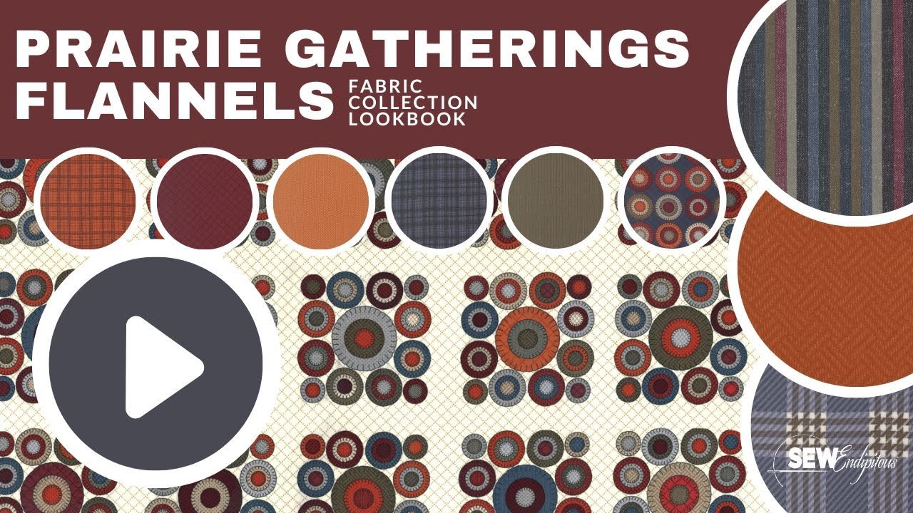 Prairie Gatherings Flannels Fabric Collection Designed by Primitive Gatherings for Moda Fabrics