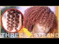 HOW TO: DETAILED 3 STRAND TWiST ON MY NEW HAIRCUT!