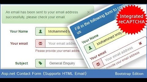 Asp net Contact Form