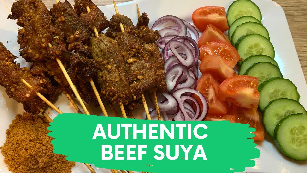 Nigerian Beef Suya Recipe Spicy Beef Kebab Kabobs Efe Food
