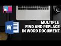 Uncover the secret to automating word documents with vba multiple find and replace word document