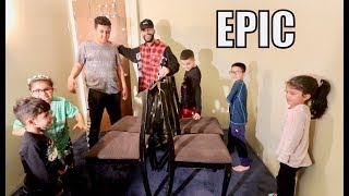 EPIC MUSICAL CHAIRS BATTLE WITH MY FAMILY!!!