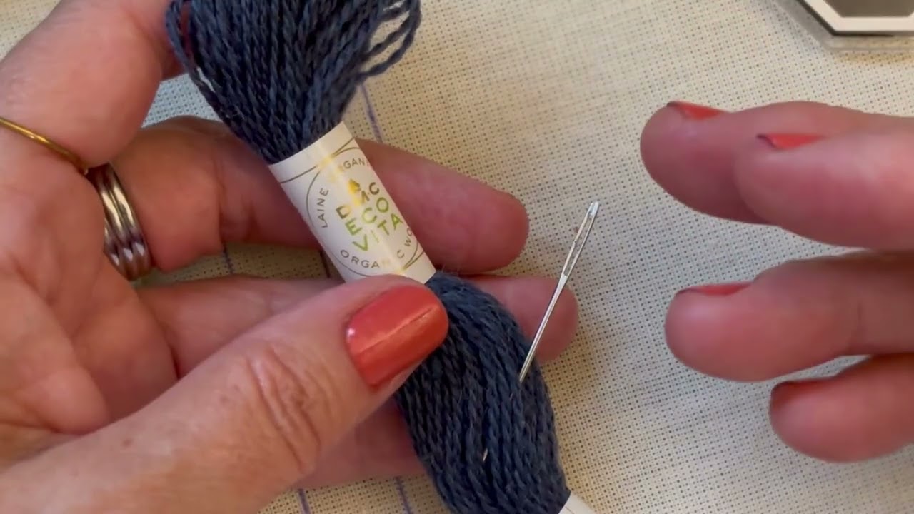 Una puntada  6 hilos diferentes