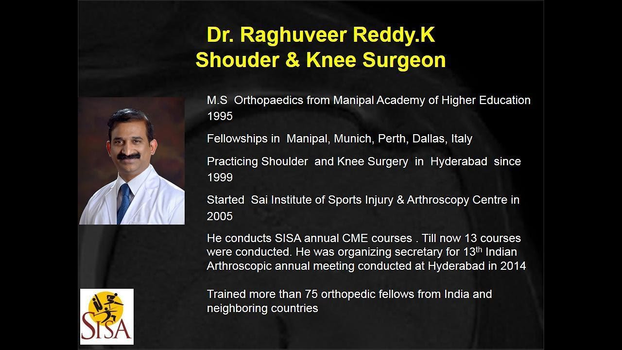 Dr Raghuveera Reddy Dr Raghuveer Reddy K- Transosseus Rotator Cuff Repair - YouTube