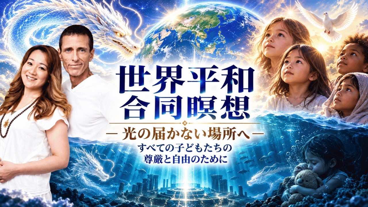 宇宙連合からのメッセージと世界平和瞑想会