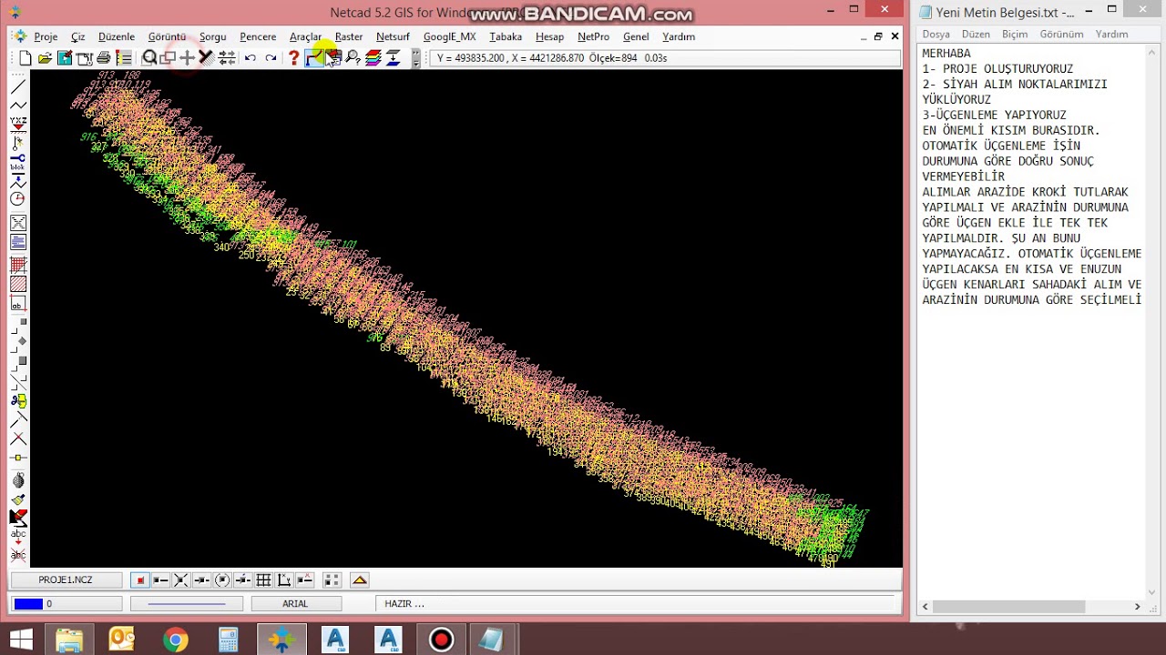 NETCAD TİPKESİT EDİTÖRÜ-1-(ÜÇGENLEME)
