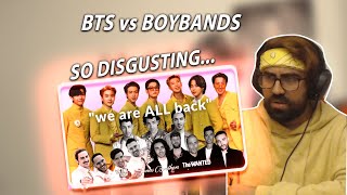 Shiki Reacts to BTS vs Boybands ..made me upset | Reaction