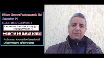 Correction TD (Série 2) - (Partie 1) - Programmation II - SMI S4