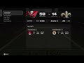Buccaneers vs Saints