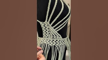 💚💚💚#macrame #macrameacademy # #macrametutorial #handknitting #diy #diydress #swimwear #boho #art
