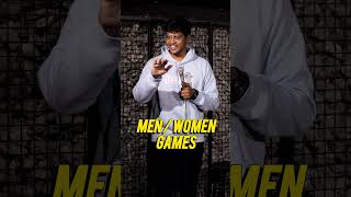 Why do men play risky games? #standupcomedy #men #games #gossip #women #emotional #maturity
