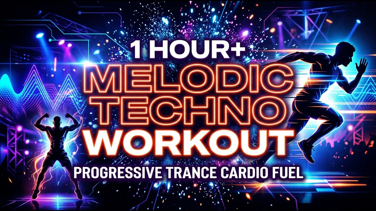 ⚡ 1 Hour Melodic Techno Gym Session – Progressive Trance Cardio Boost 🔥