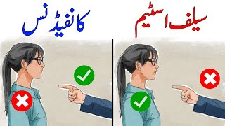 Confidence and Self esteem Difference | Urdu Hindi | Confidence Kaise badhaye?