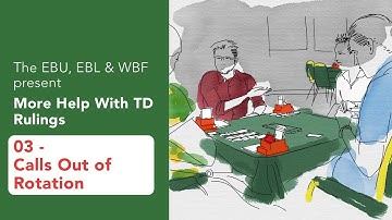 More Help With TD Rulings - 3. Calls Out of Rotation