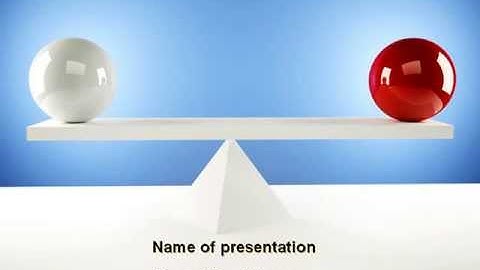 Balanced Balls PowerPoint Template by PoweredTemplate.com