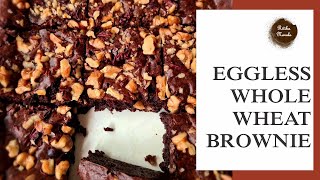 全粒粉エッグレスブラウニー、マイダ粉なし、リッチ＆amp;ファジー