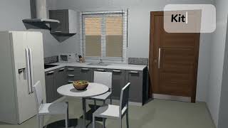 1 bedroom with open plan